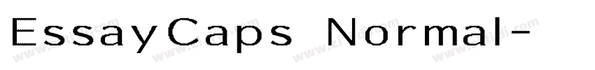 EssayCaps Normal字体转换